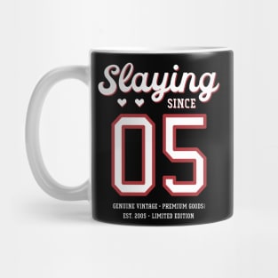 15th Birthday Gift Slaying Since 2005 Mug